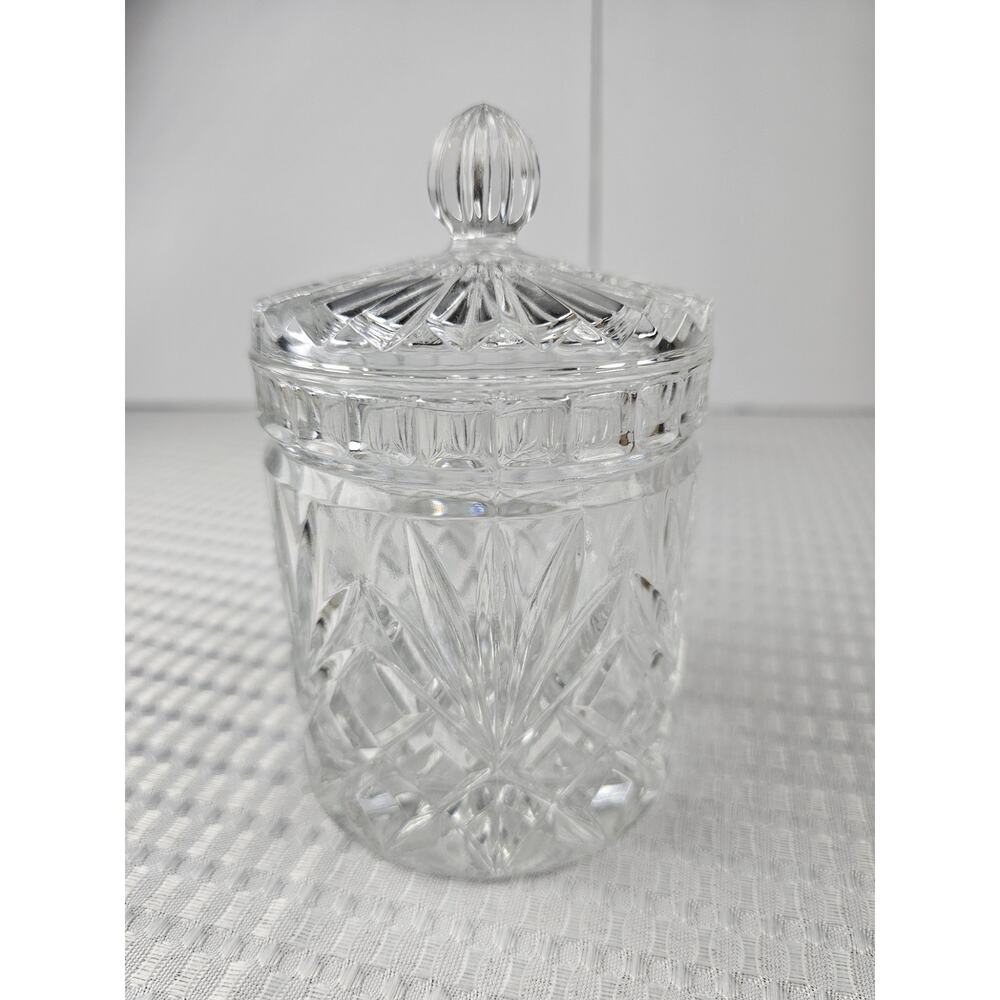Fifth Avenue Crystal 'Portico' 7.5 Covered Jar New Open Box